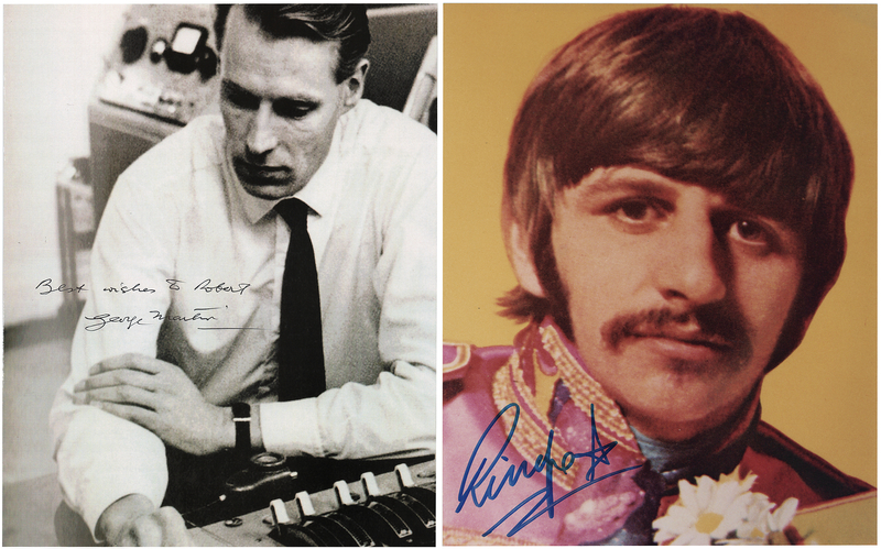 Lot 743 Beatles: Starr and Martin (2) Signed Photographs