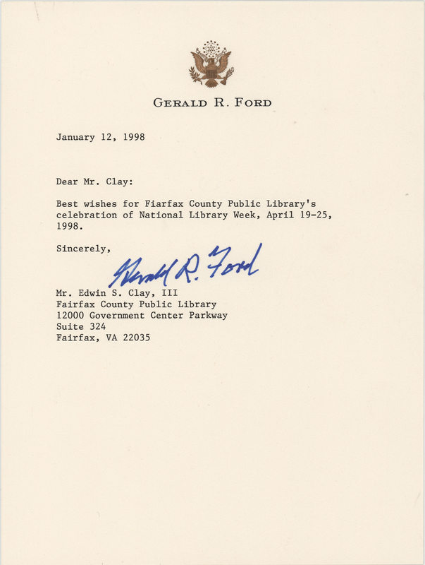 Lot 95 Gerald Ford Typed Letter Signed