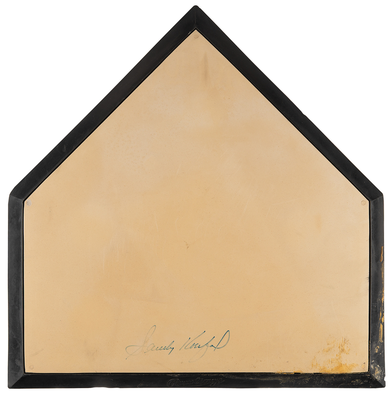 Lot 953 Sandy Koufax Signed Home Plate