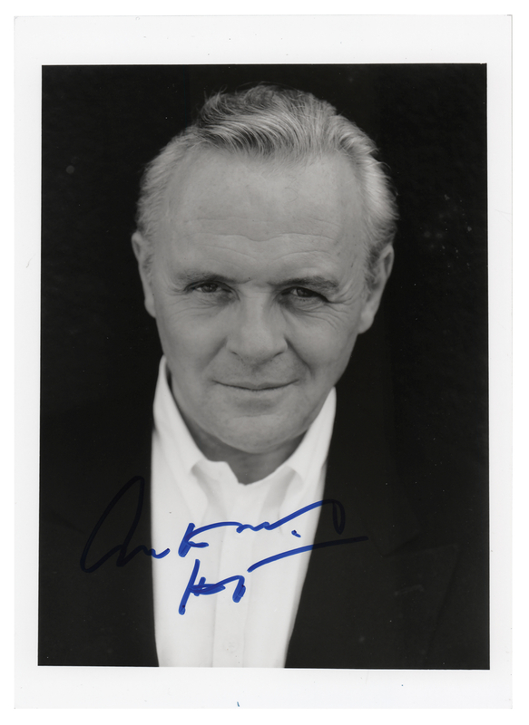 Lot 878 Anthony Hopkins Signed Photograph