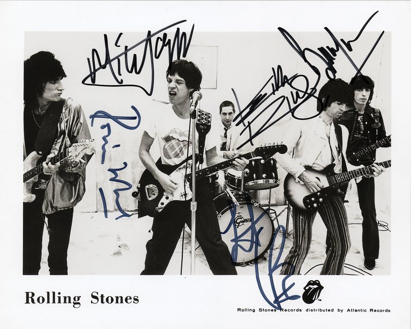 Lot 678 Rolling Stones Signed Photograph