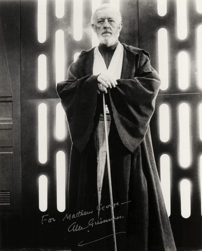 Lot 916 Star Wars: Alec Guinness Signed Photograph