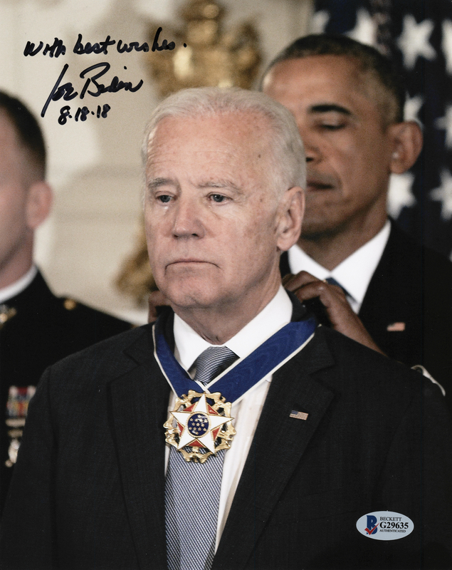 Lot 64 Joe Biden Signed Photograph