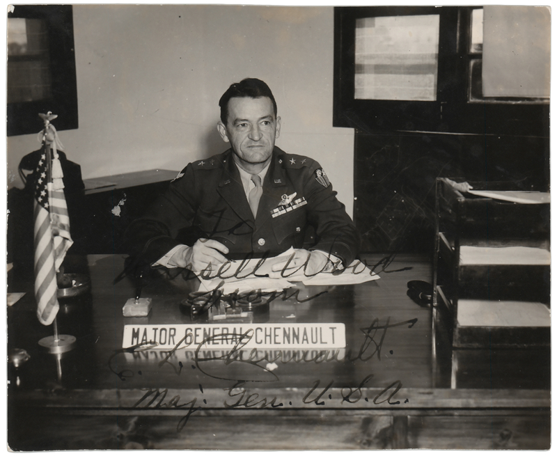 Lot 457 Claire Chennault Signed Photograph