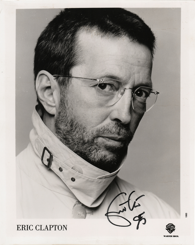 Lot 749 Eric Clapton Signed Photograph