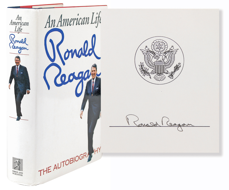 Lot 173 Ronald Reagan Signed Book - An American Life