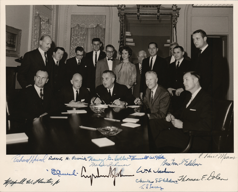 Lot 122 Lyndon B. Johnson Signed Photograph