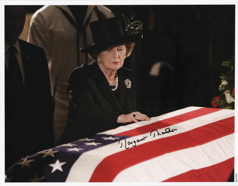 Lot 427 Margaret Thatcher Signed Photograph
