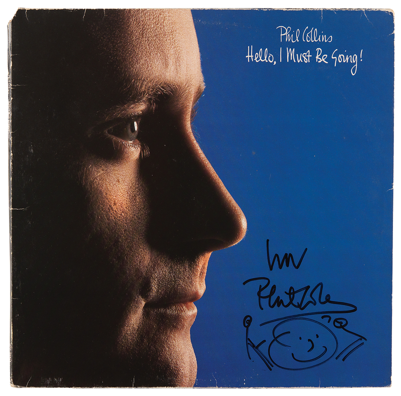 Lot 750 Phil Collins Signed Album - Hello, I Must Be Going!