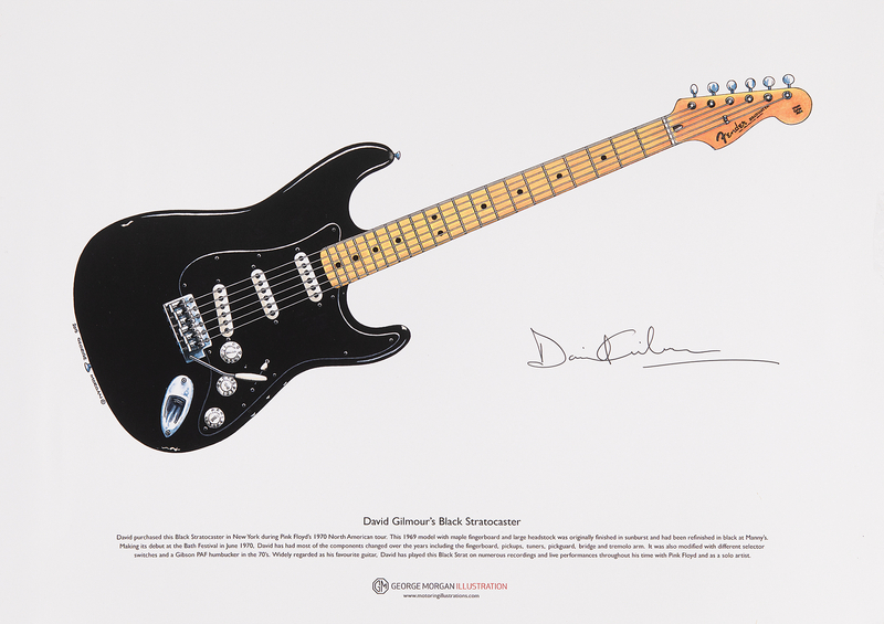 Lot 777 Pink Floyd: David Gilmour Signed Print