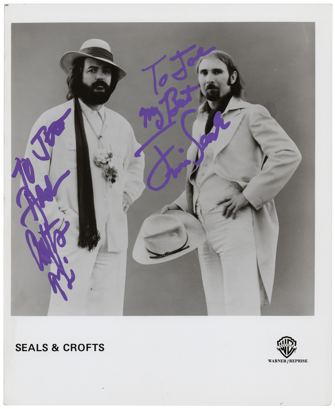 Lot 788 Seals and Crofts Signed Photograph