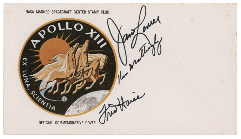 Lot 518 Apollo 13 Prime Crew-Signed Commemorative Cover