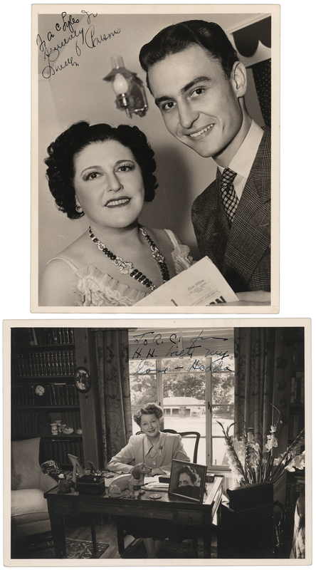 Lot 879 Hedda Hopper and Louella Parsons