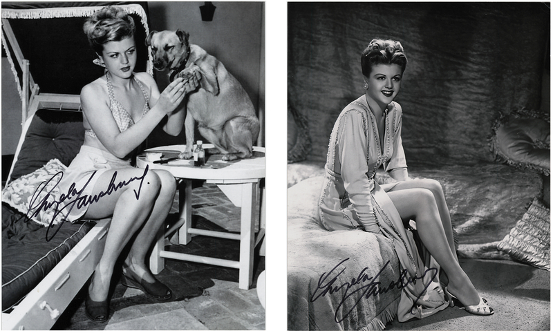 Lot 889 Angela Lansbury (2) Signed Photographs