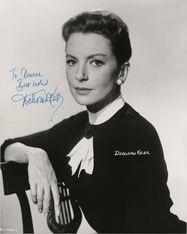 Lot 882 Deborah Kerr Signed Photograph