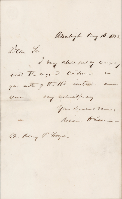 Lot 418 William H. Seward Autograph Letter Signed