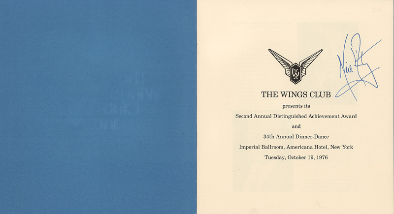 Lot 536 Neil Armstrong Signed Program