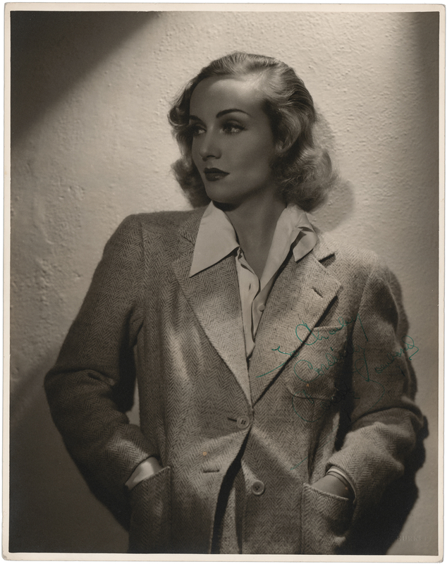 Lot 817 Carole Lombard Oversized Signed Photograph