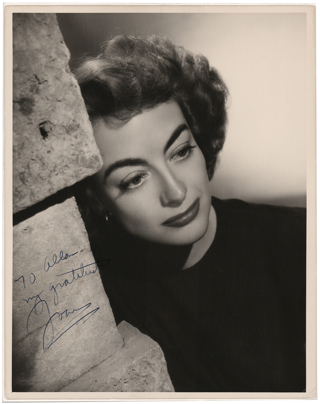Lot 857 Joan Crawford Oversized Signed Photograph