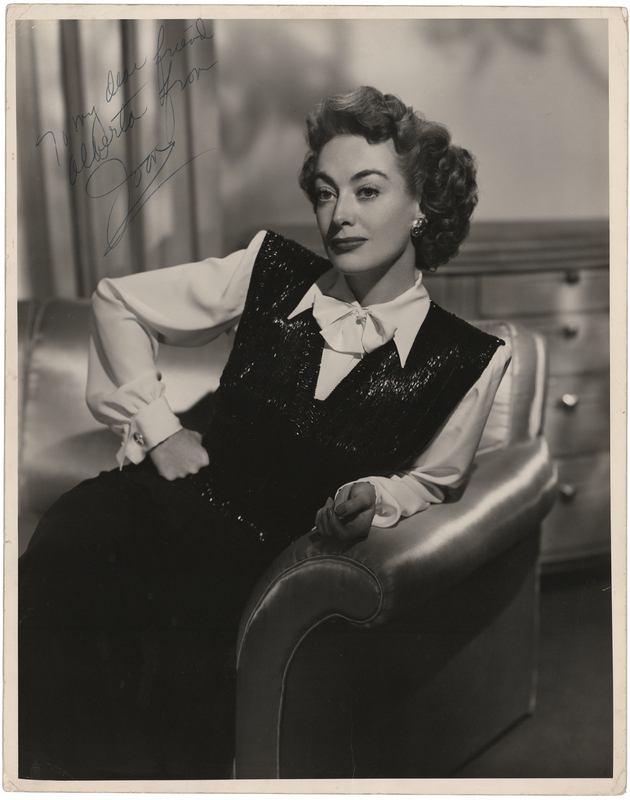 Lot 858 Joan Crawford Oversized Signed Photograph