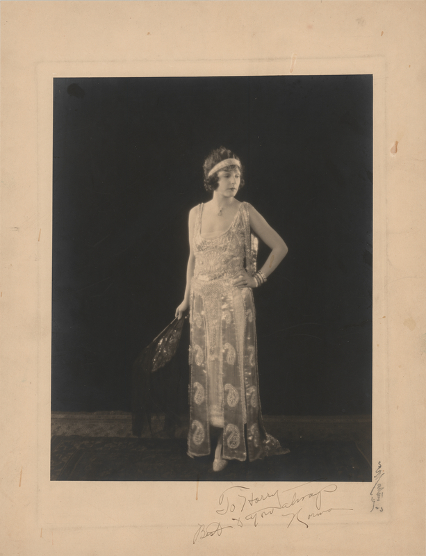 Lot 922 Norma Talmadge Ovesized Signed Photograph