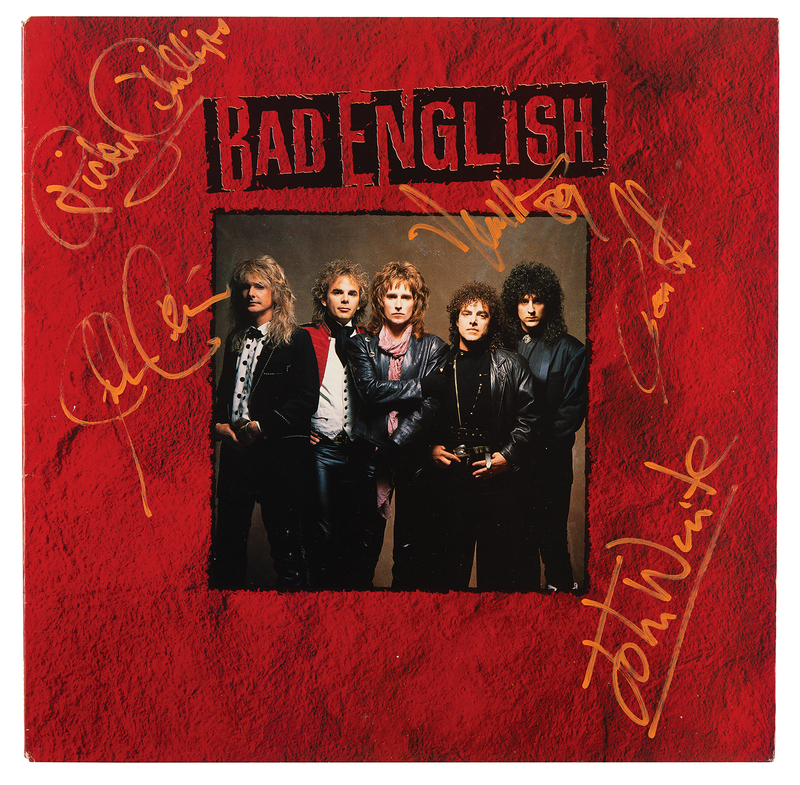 Lot 738 Bad English Signed Album - Bad English