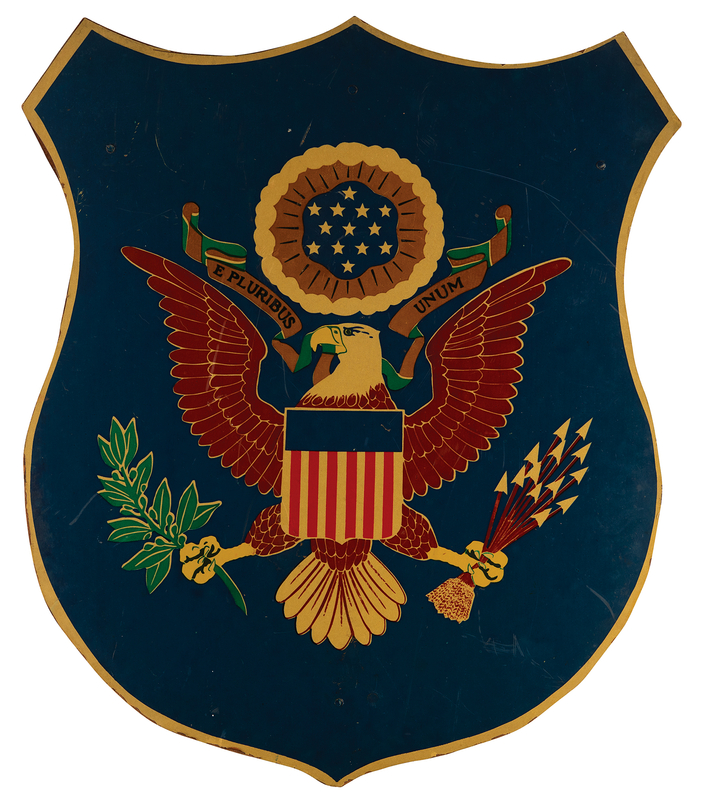 Lot 132 John F. Kennedy 1961 Presidential Inaugural Parade Sign