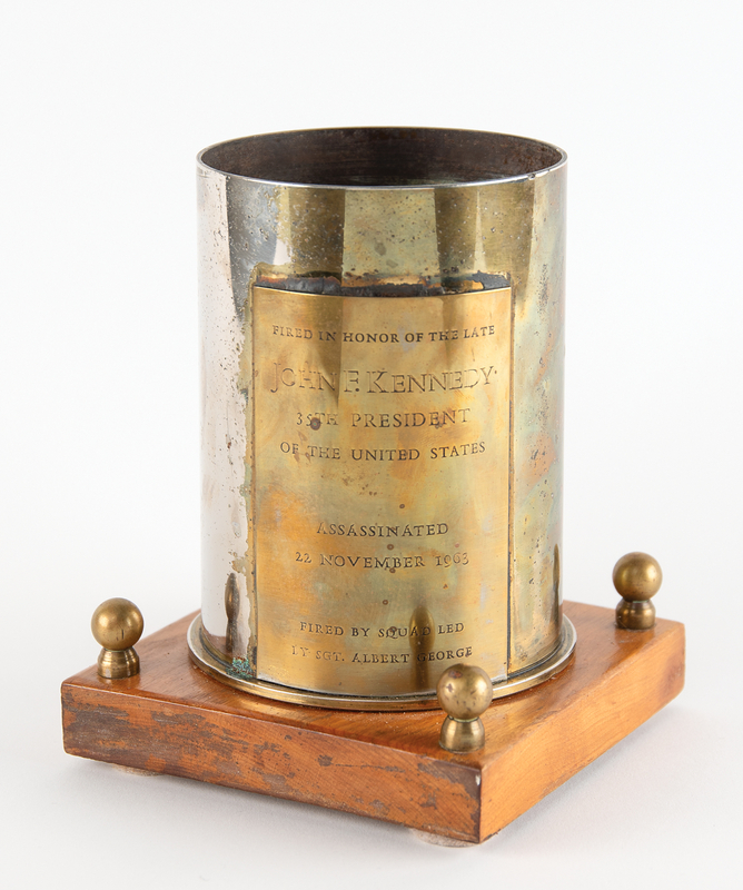 Lot 133 John F. Kennedy: Mortar Shell Fired in His Honor