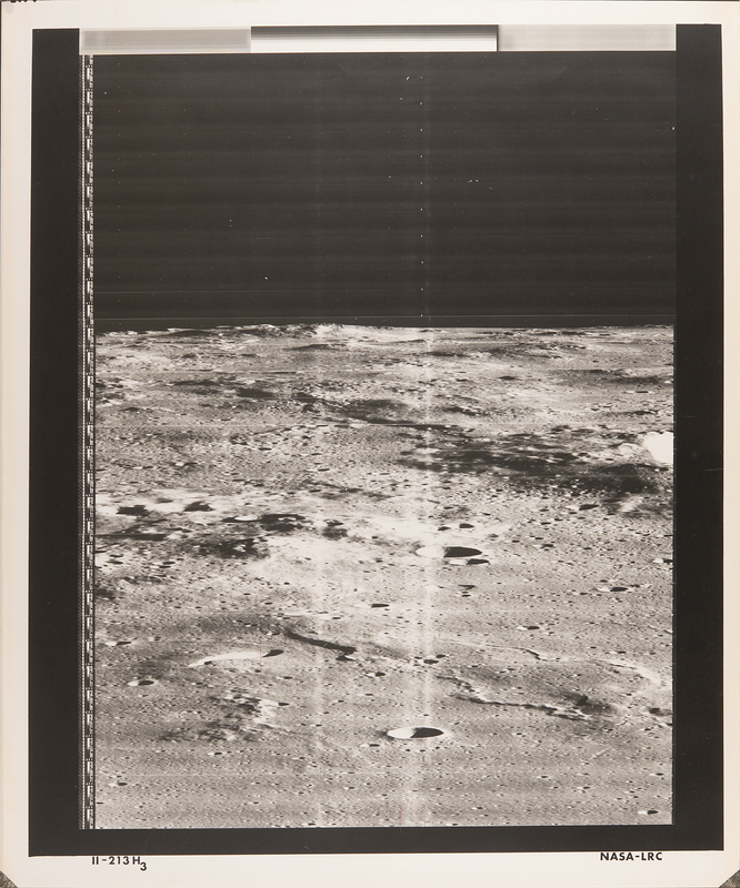 Lot 554 Lunar Orbiter II Oversized Photograph