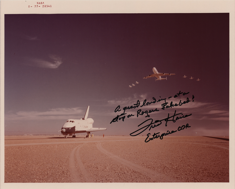 Lot 550 Fred Haise Signed Photograph