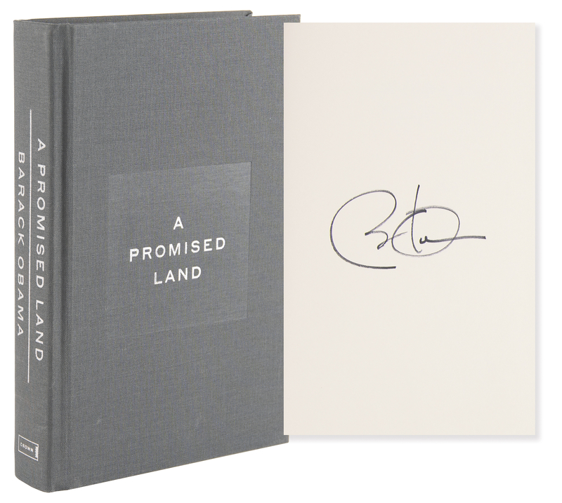 Lot 169 Barack Obama Signed Book - A Promised Land