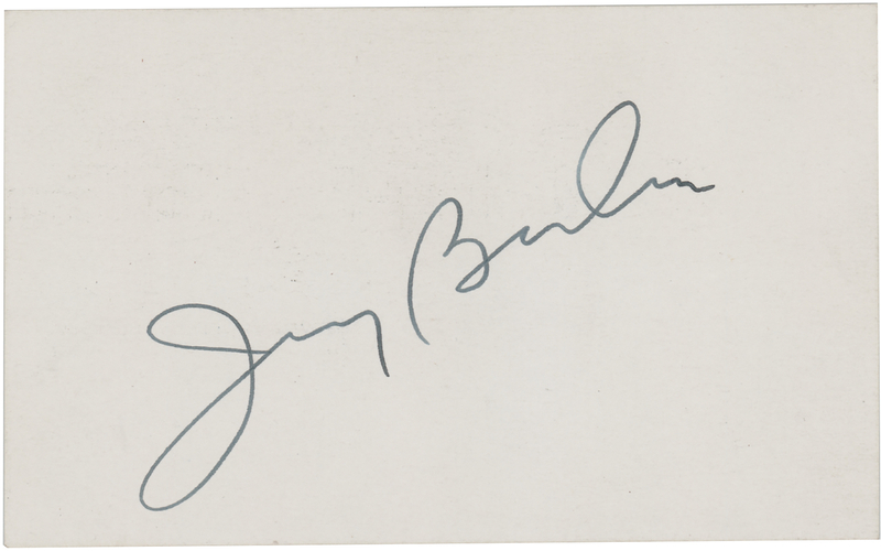 Lot 680 Irving Berlin Signature