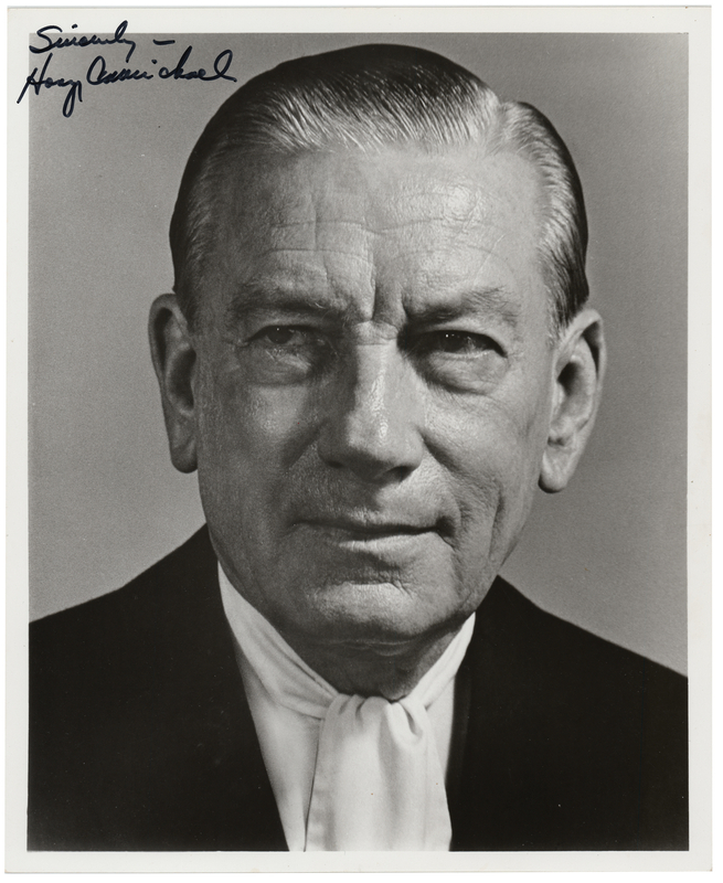 Lot 719 Hoagy Carmichael Signed Photograph