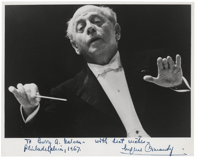 Lot 701 Eugene Ormandy Signed Photograph