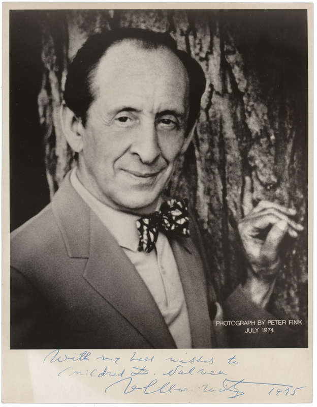 Lot 695 Vladimir Horowitz Signed Photograph