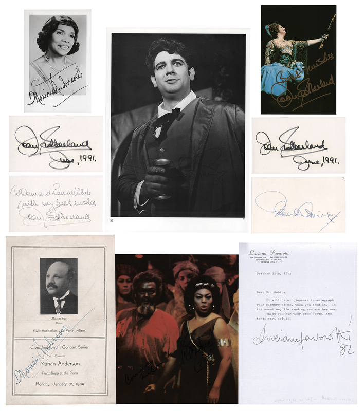 Lot 700 Opera Group Lot of (10) Signed Items