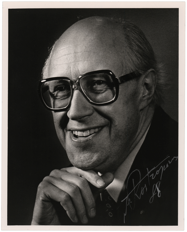 Lot 708 Mstislav Rostropovich Signed Photograph