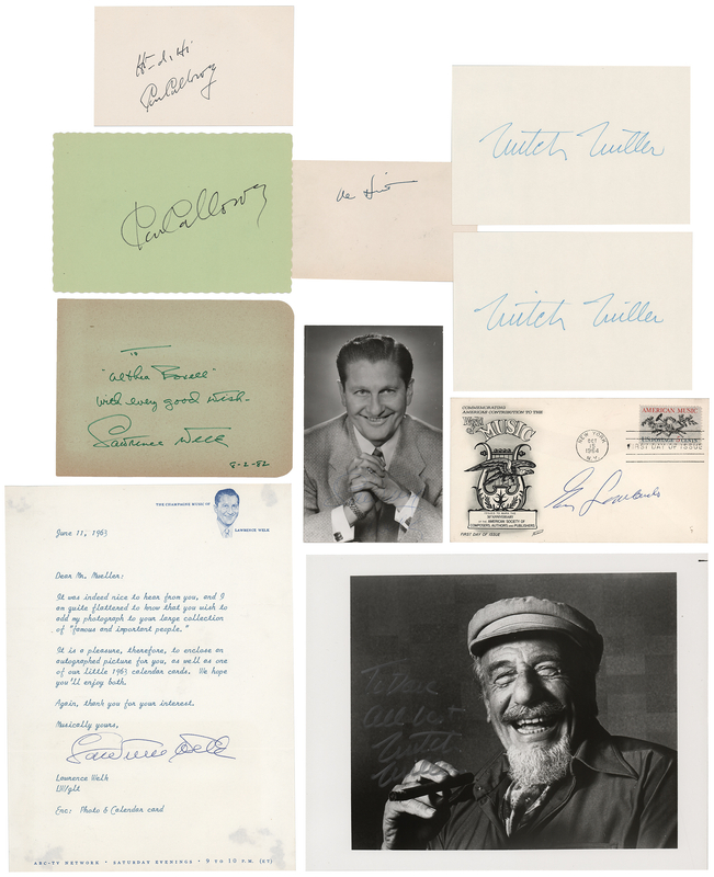 Lot 716 Band Leaders Group Lot of (10) Signed Items