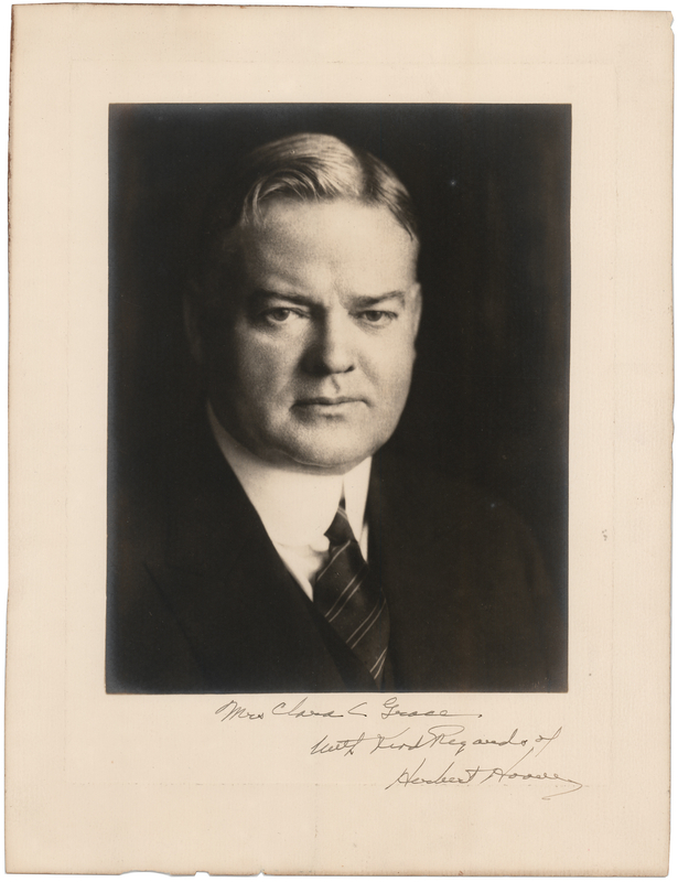 Lot 111 Hoover Hoover Oversized Signed Photograph