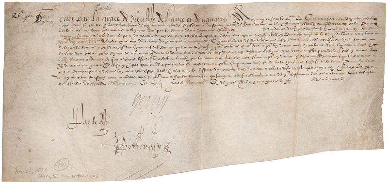 Lot 370 King Henry III Document Signed