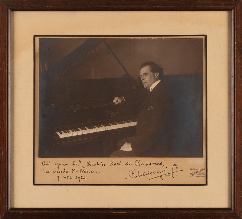 Lot 697 Pietro Mascagni Signed Photograph
