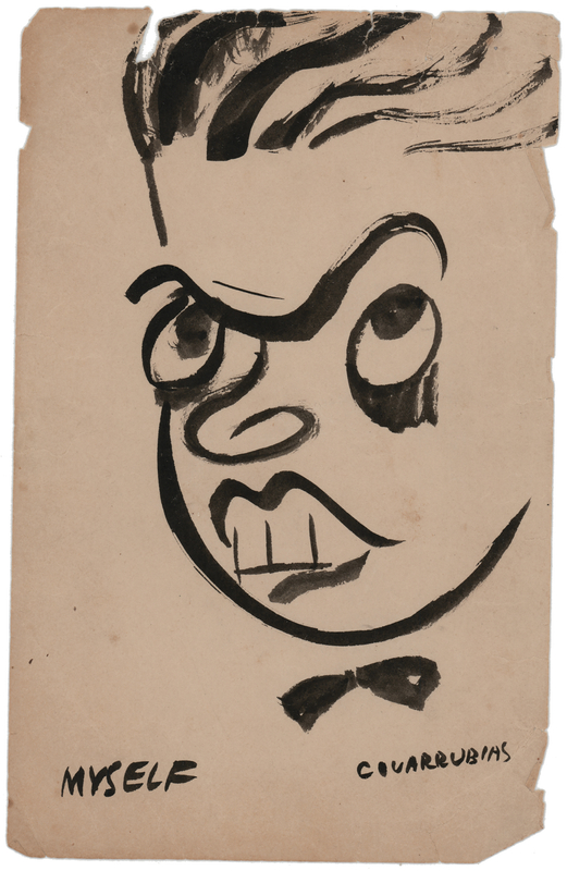 Lot 583 Miguel Covarrubias Signed Sketch
