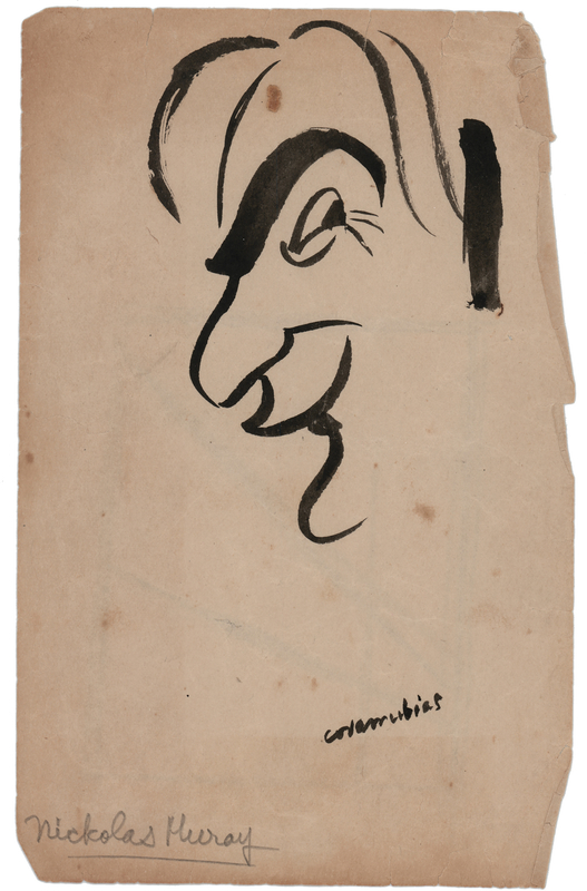 Lot 584 Miguel Covarrubias Signed Sketch