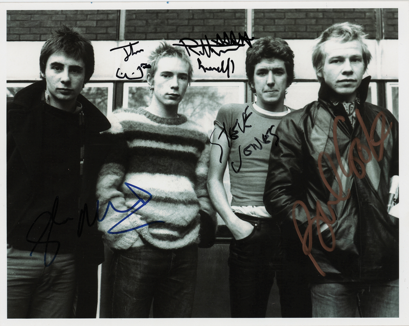 Lot 797 Sex Pistols Signed Photograph