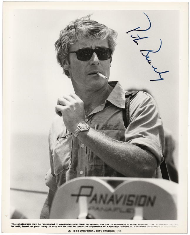 Lot 622 Peter Benchley Signed Photograph