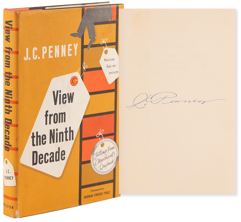 Lot 387 J. C. Penney Signed Book - View from the Ninth Decade