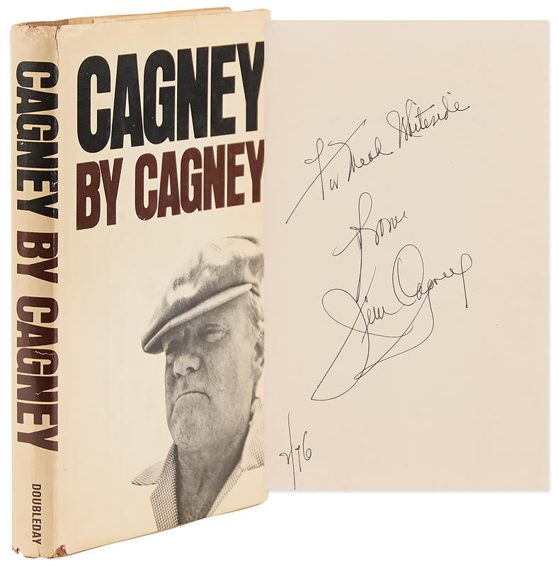 Lot 851 James Cagney Signed Book - Cagney