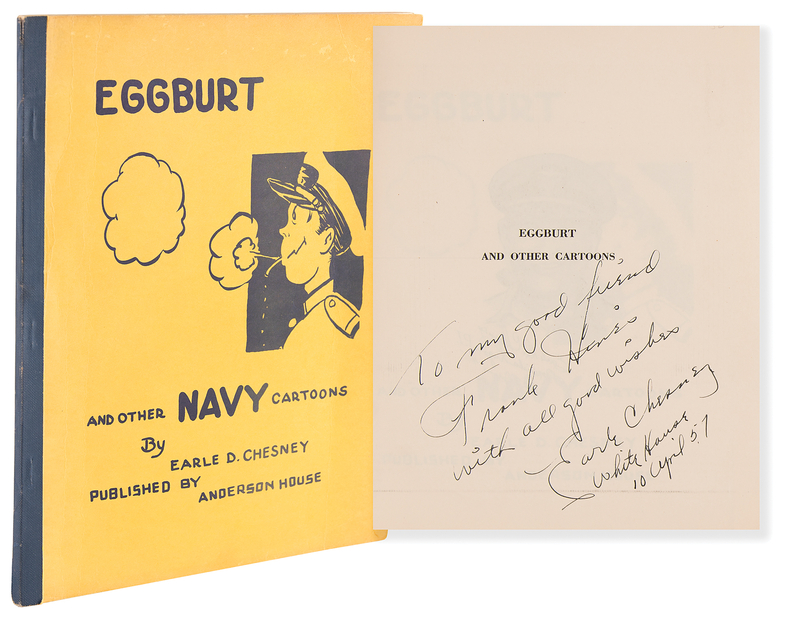 Lot 458 Earle D. Chesney (6) Original Sketches and (1) Signed Book