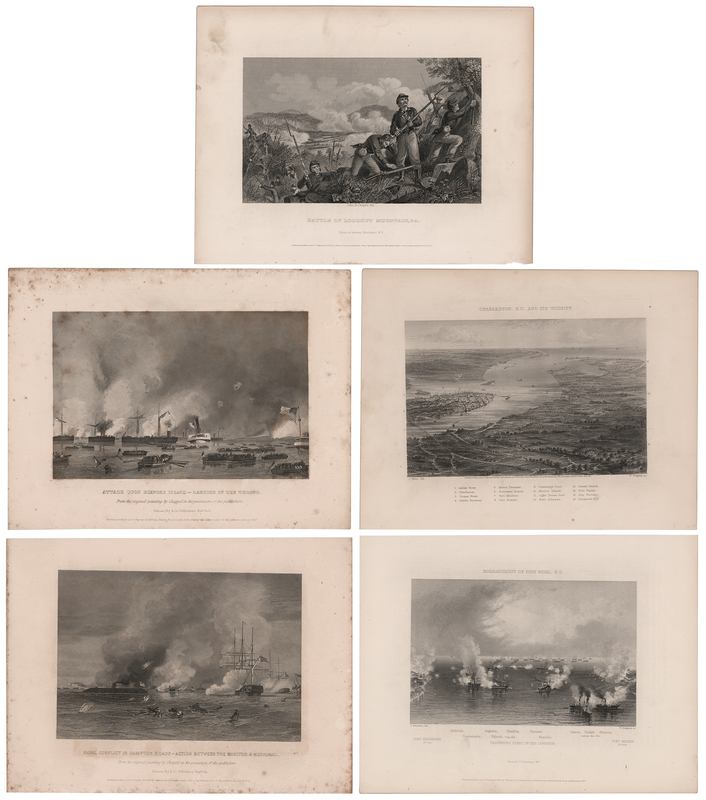 Lot 461 Civil War Lot of (5) Battle Engravings