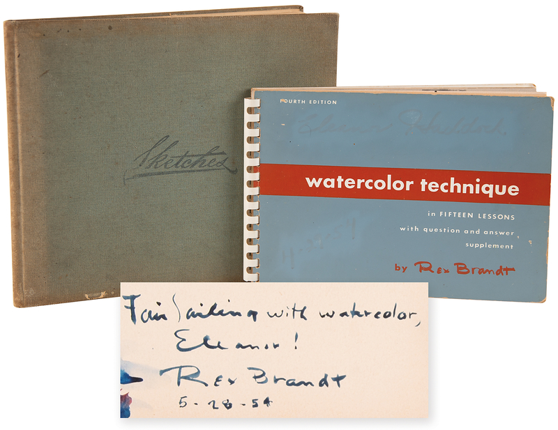 Lot 579 Rex Brandt and Earl Chesney (2) Signed Art Books